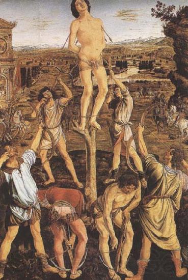 Sandro Botticelli Antonio and Piero del Pollaiolo Martyrdom or St Sebastian Spain oil painting art